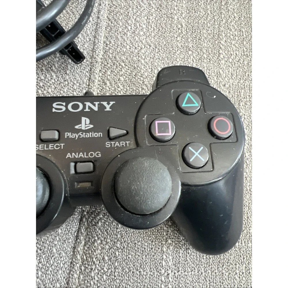 Official Sony PlayStation 2 PS2 DualShock 2 Controller! Works Great! Authentic!